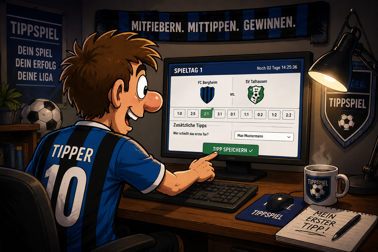 Erster Tipp