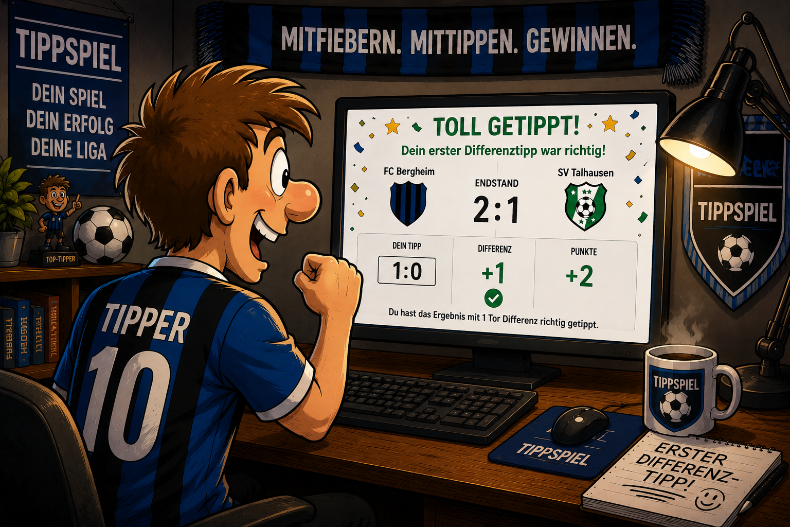 Erster Differenztipp