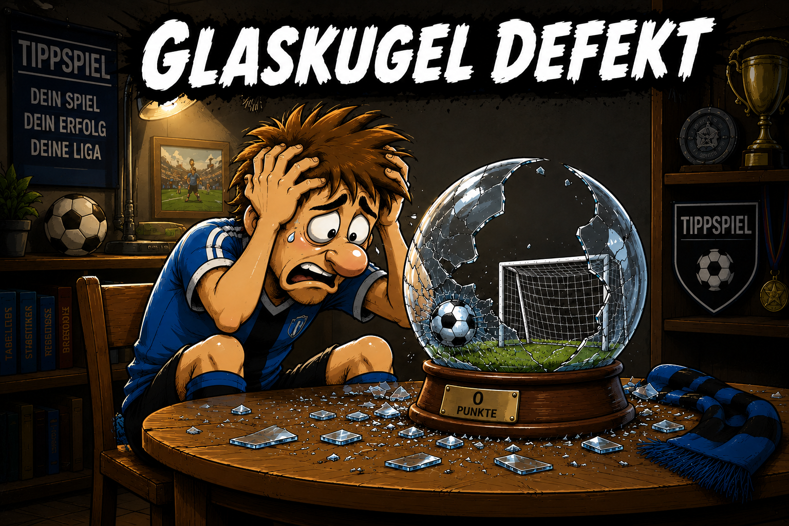 Glaskugel defekt